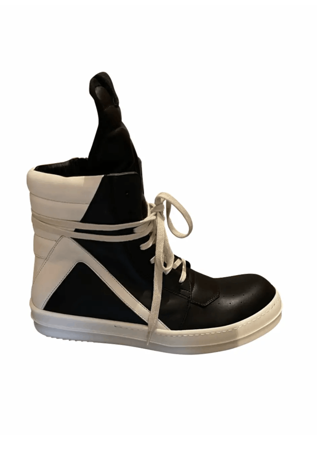 image of Rick Owens Geobasket High Top Sneakers in Black, Men's (Size 8)