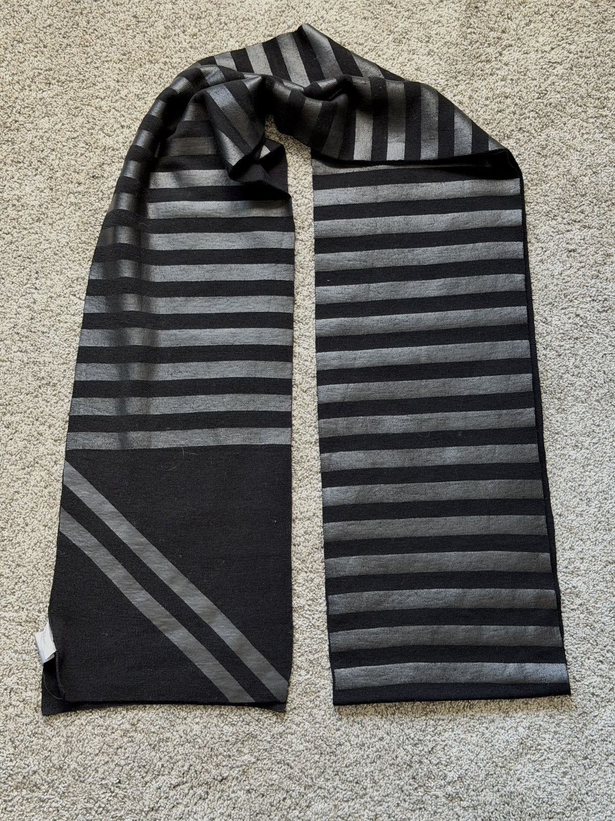 Dior Dior Homme AW03 Luster Stripe Scarf Size ONE SIZE - 7 Thumbnail