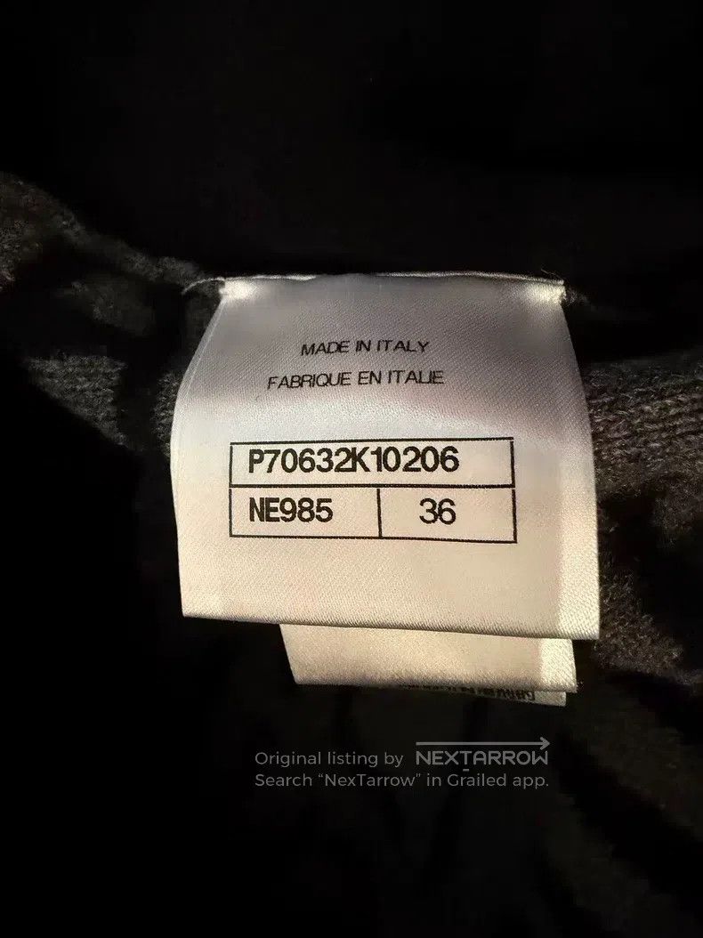 Chanel Chanel 21N black cashmere ski letter sports trousers Size 24" / US 00 / IT 34 - 4 Thumbnail