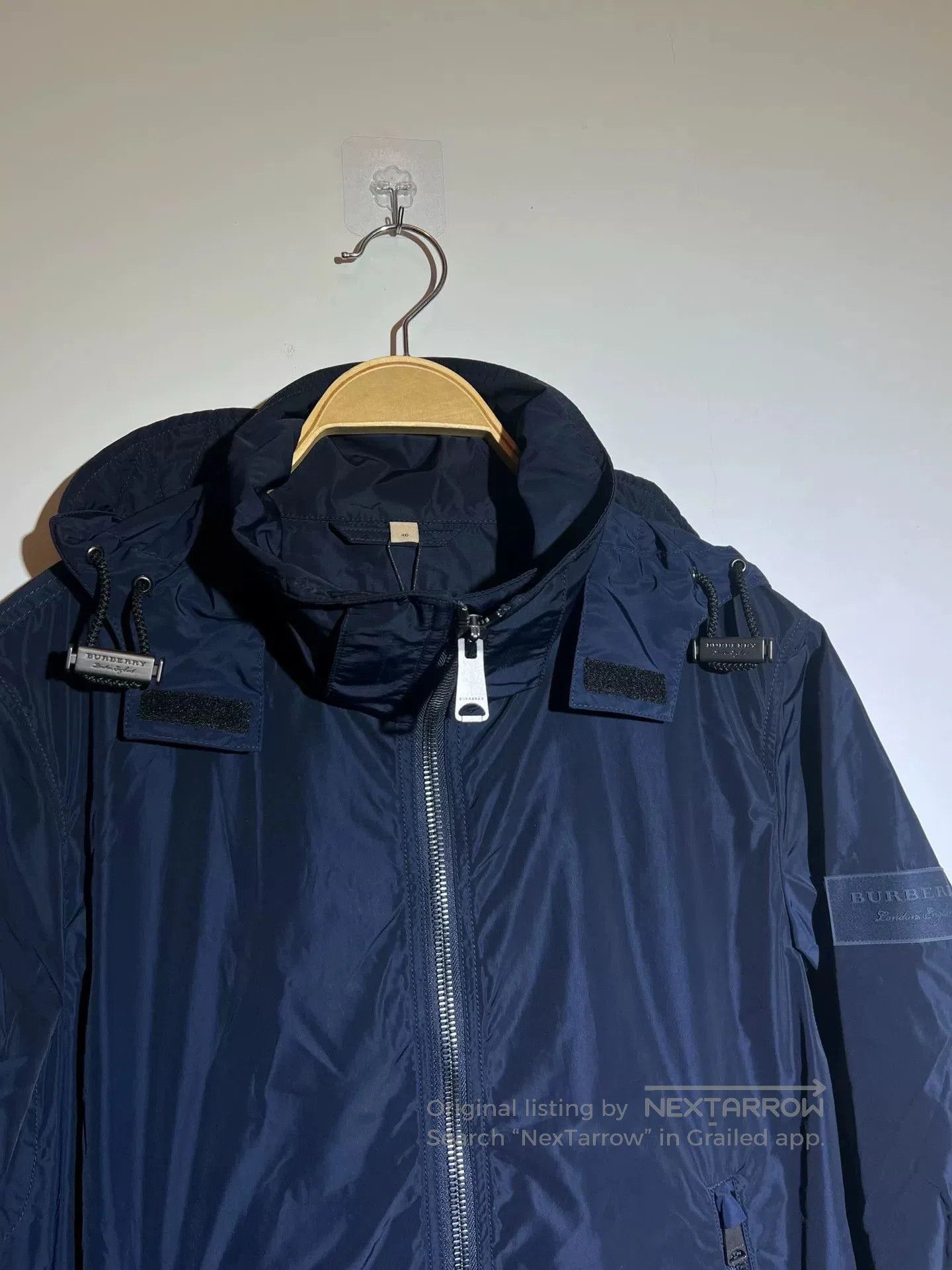 Burberry Burberry Men's Stylish Navy Coat. Size US S / EU 44-46 / 1 - 2 Thumbnail