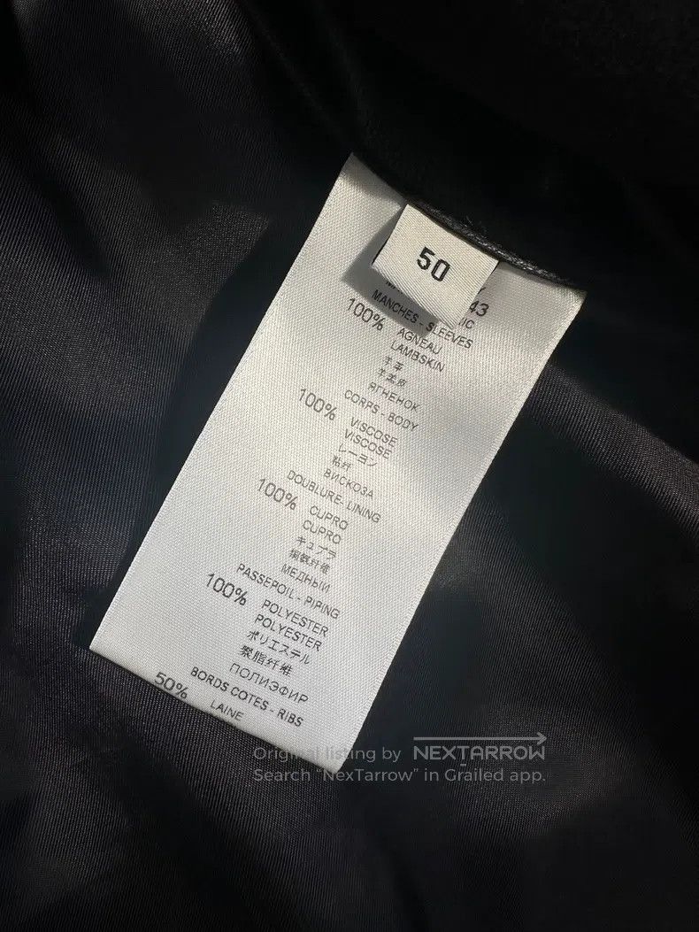 Givenchy Givenchy Leather sleeve patched leather back letter logo b Size US M / EU 48-50 / 2 - 9 Thumbnail