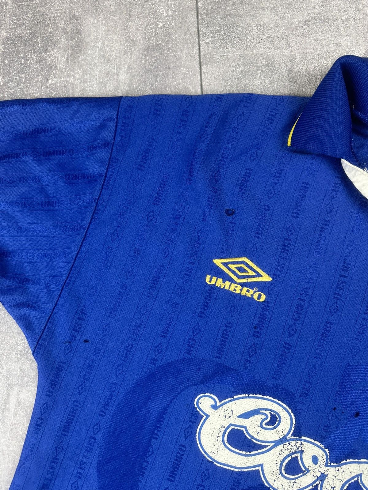 Umbro Umbro Chelsea 1995/97 Home Soccer Football Jersey Size US M / EU 48-50 / 2 - 7 Thumbnail