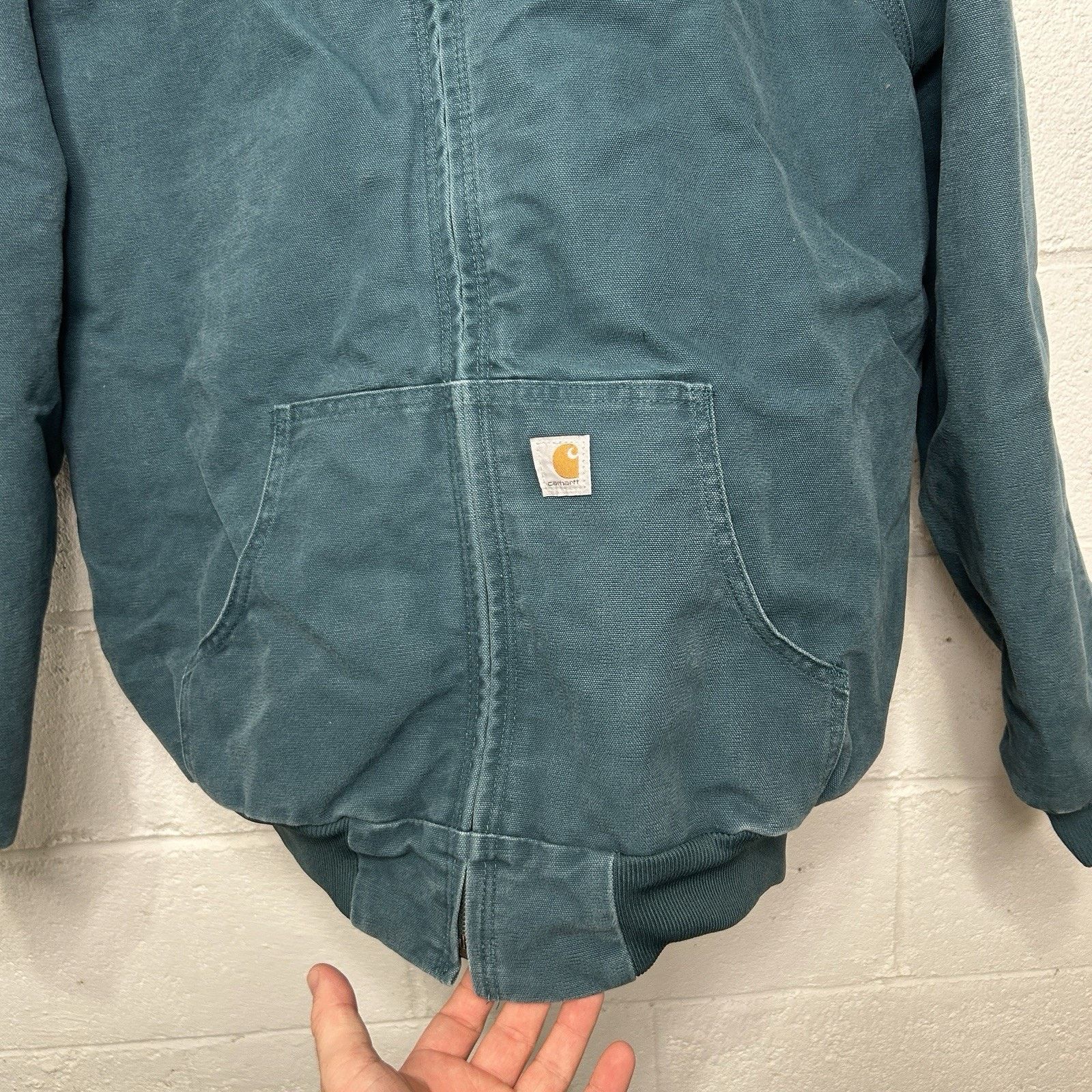 Carhartt Y2K Carhartt Quilted Active Jacket “Teal Blue” WJ130-443 Size XXL / US 16-18 / IT 52-54 - 3 Thumbnail