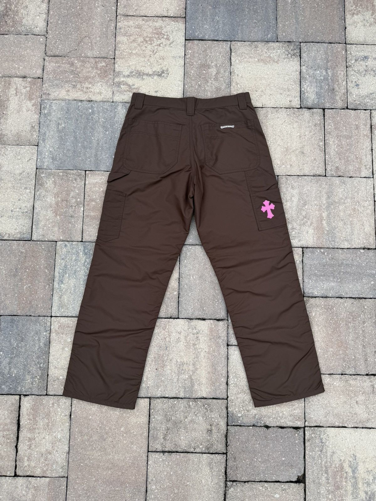 Chrome Hearts chrome hearts leather knee cross carpenter pants Size US 31 - 2 Thumbnail