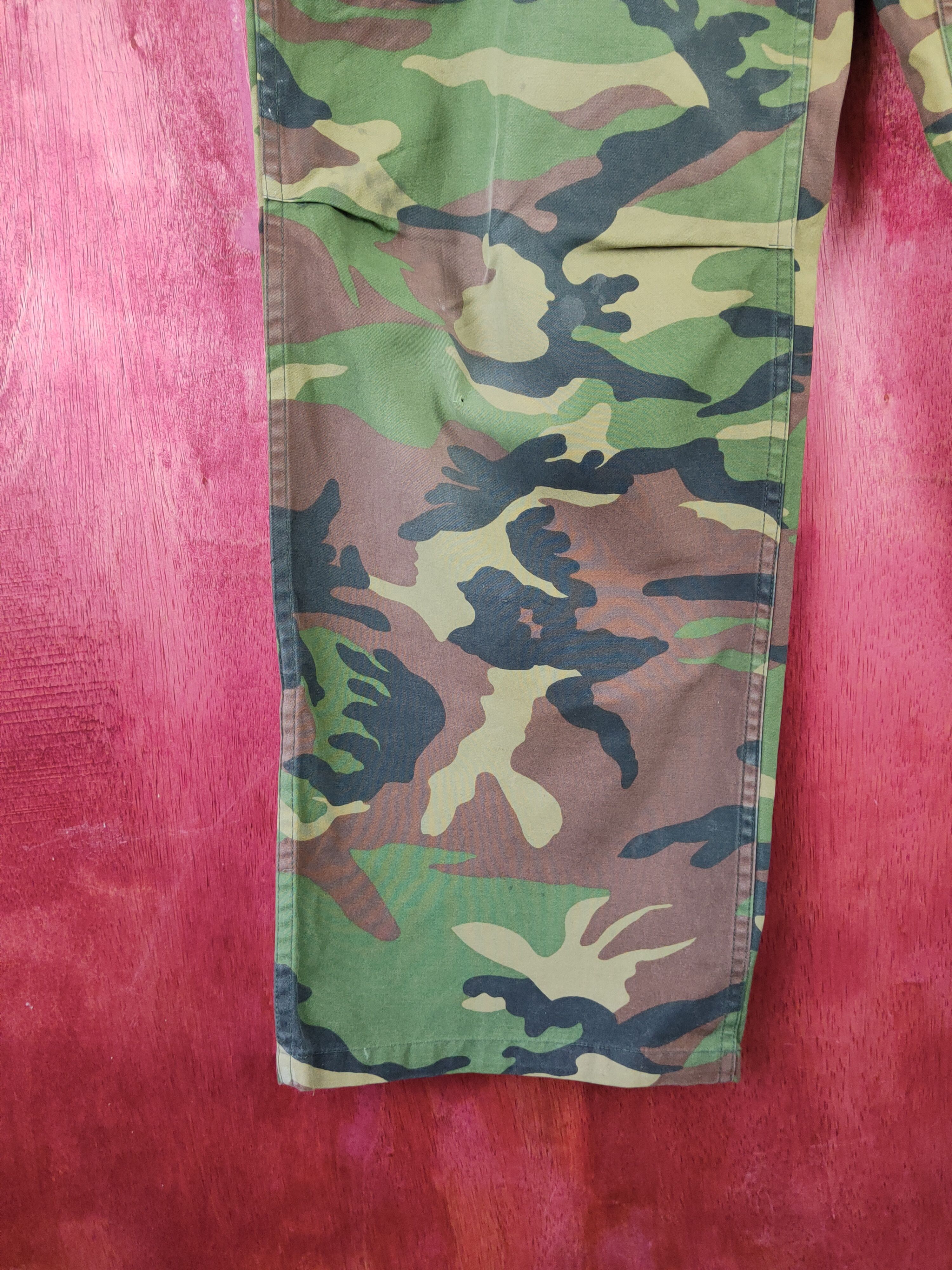 Japanese Brand DL vintage military Camo Tactical Cargo Pants #S1840 Size US 34 / EU 50 - 5 Thumbnail
