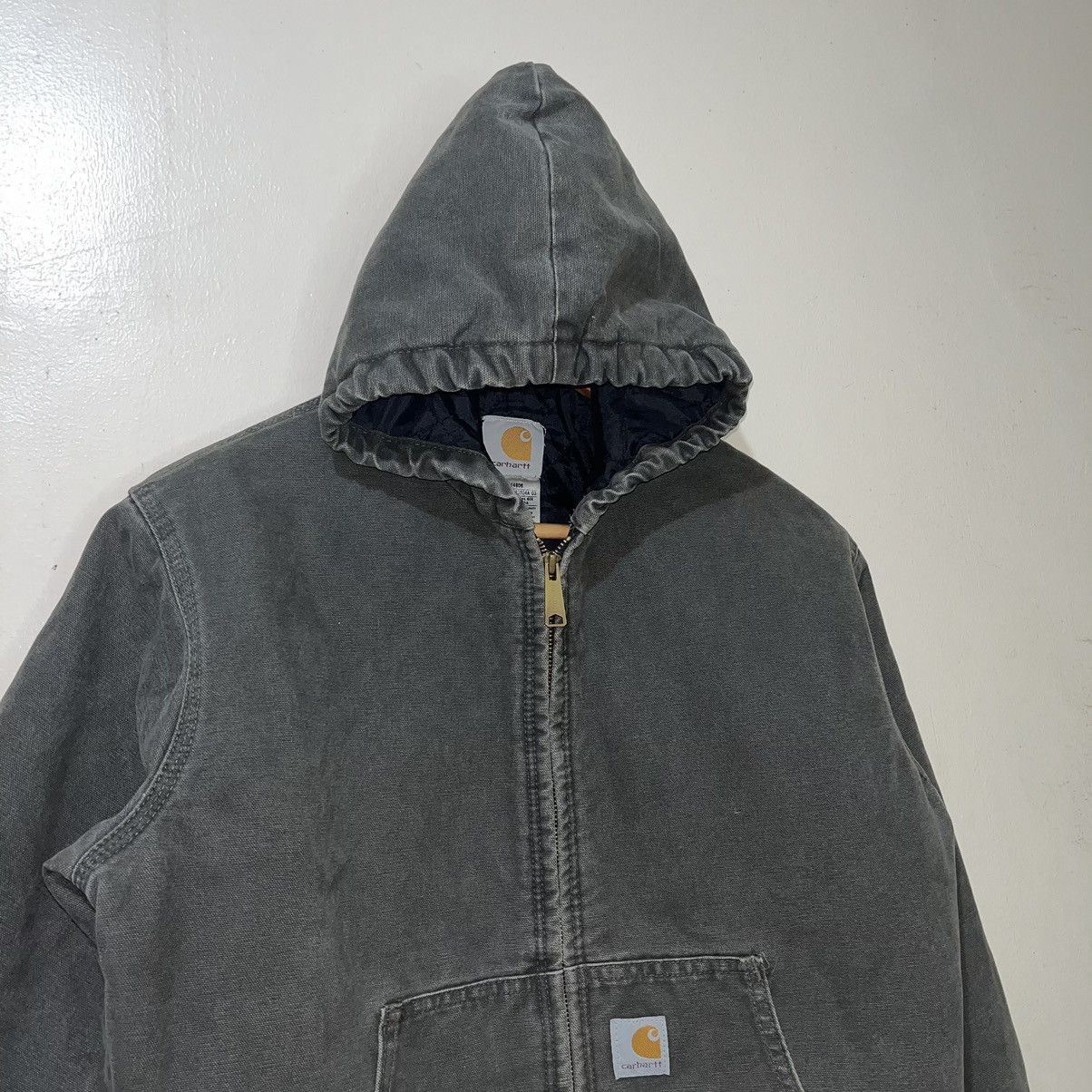 Carhartt Carhartt Y06 MOS Moss Green Duck Active Jacket Size US M / EU 48-50 / 2 - 2 Thumbnail