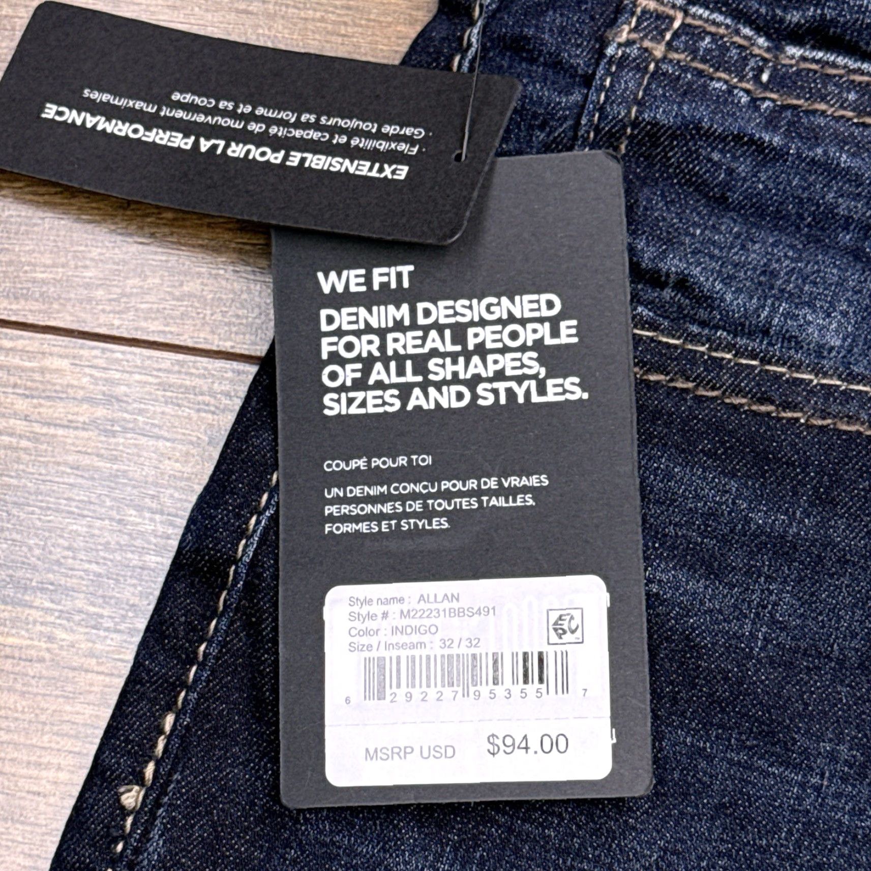 Silver Jeans Co. Silver Jeans Jeans Slim Straight Leg Stretch 32x32 Mens Button Zip Denim 5-Pocket Blue Medium Wash City Logo Size US 32 / EU 48 - 7 Thumbnail