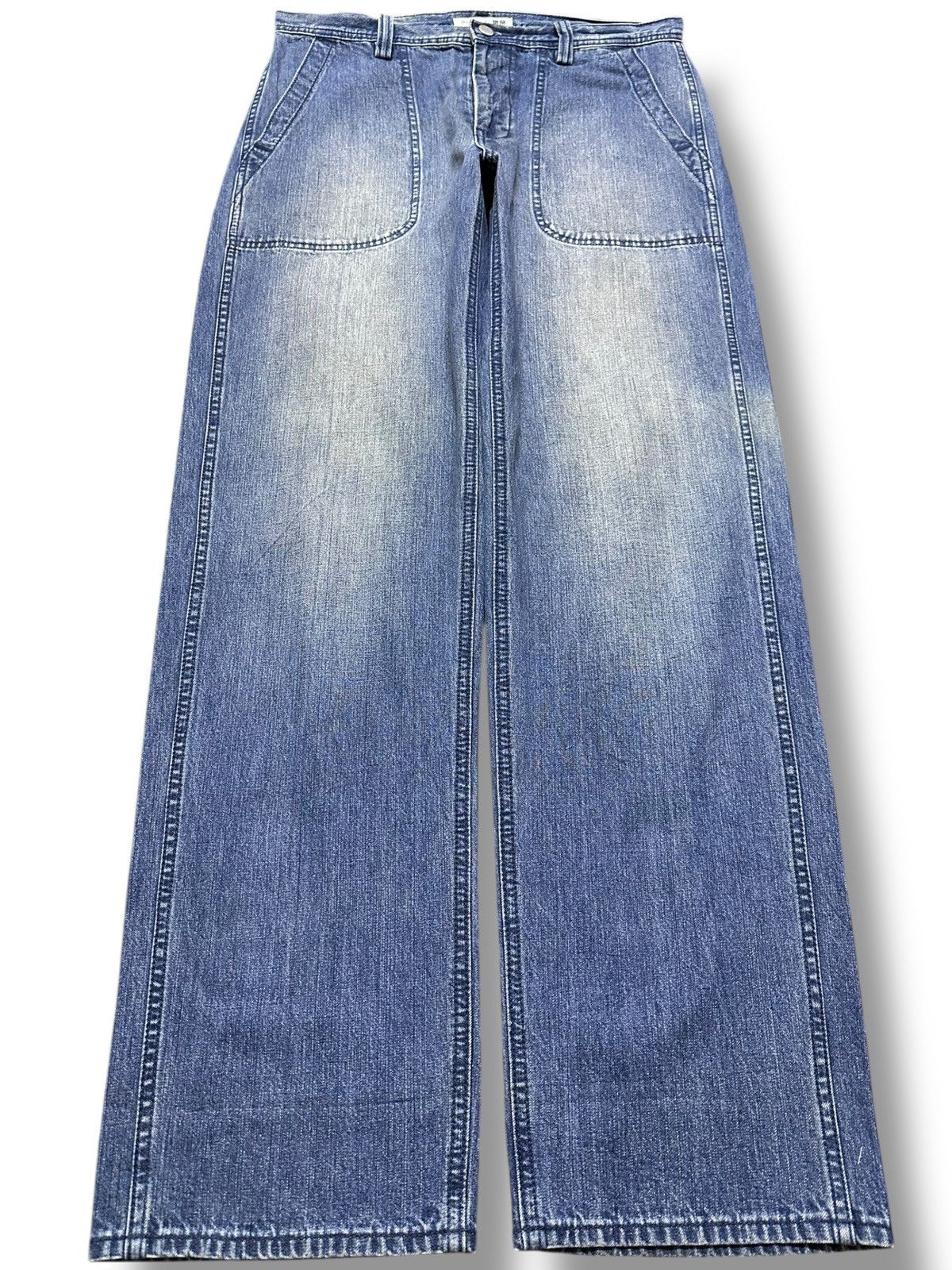 JW Anderson × Uniqlo Vintage Uniqlo X JWanderson Wide Leg Skate Denim Size US 33 - 1 Thumbnail