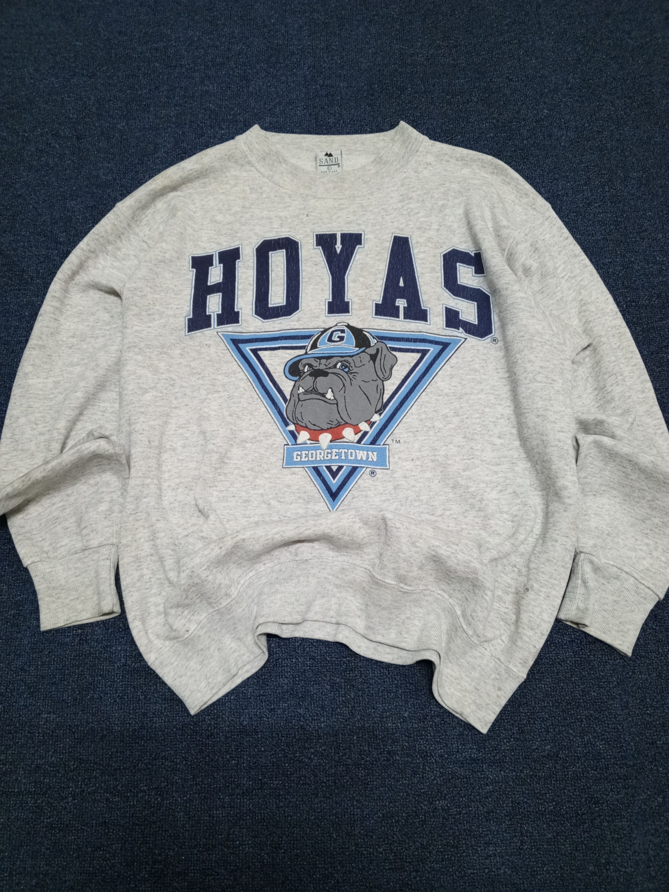 Vintage Vtg 9Os hoyas Georgetown Size US L / EU 52-54 / 3 - 2 Thumbnail