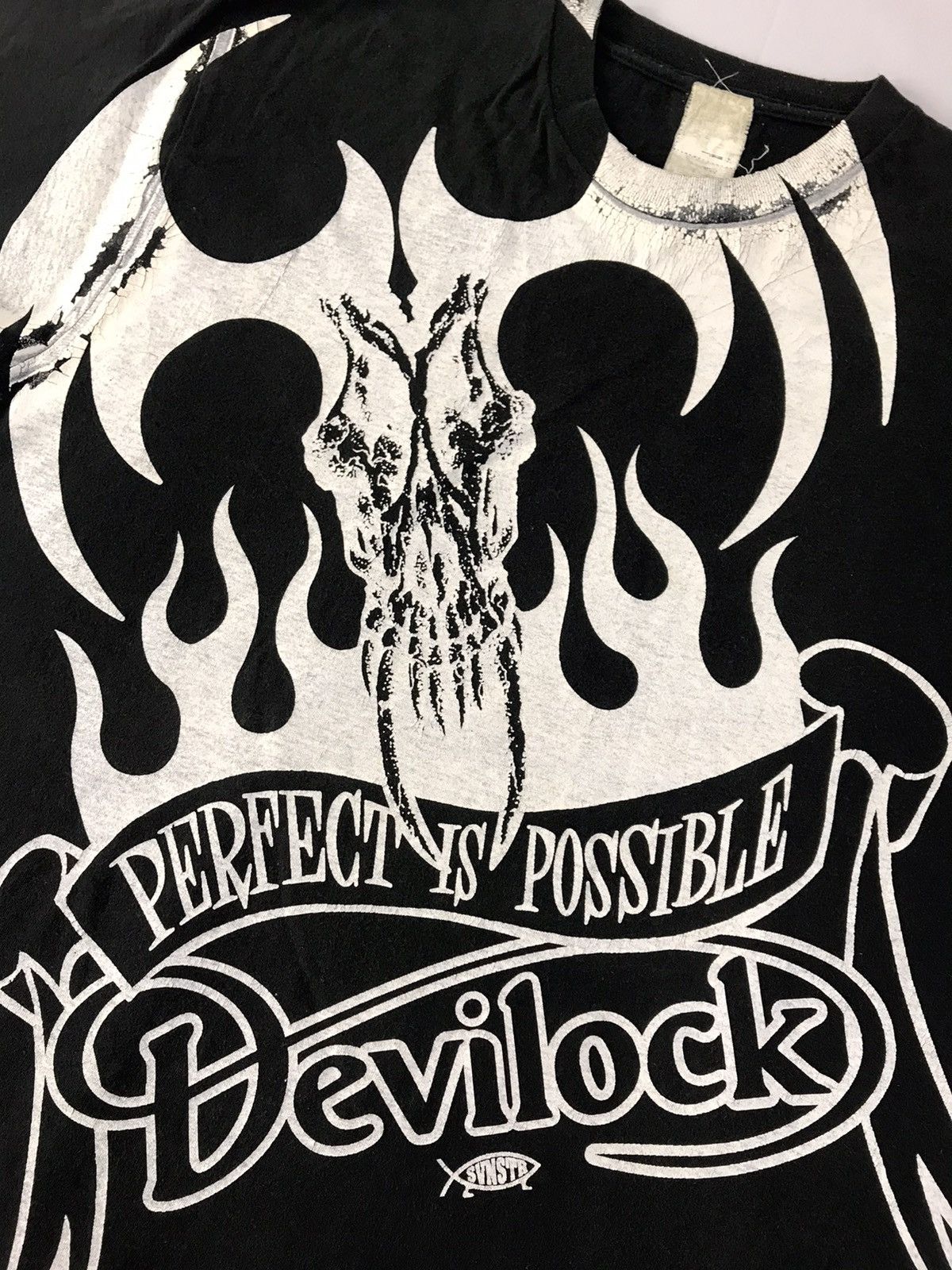 Devilock Vintage Devilock Palmstore 4th Anniversary Big Skull Tee Size US L / EU 52-54 / 3 - 3 Thumbnail