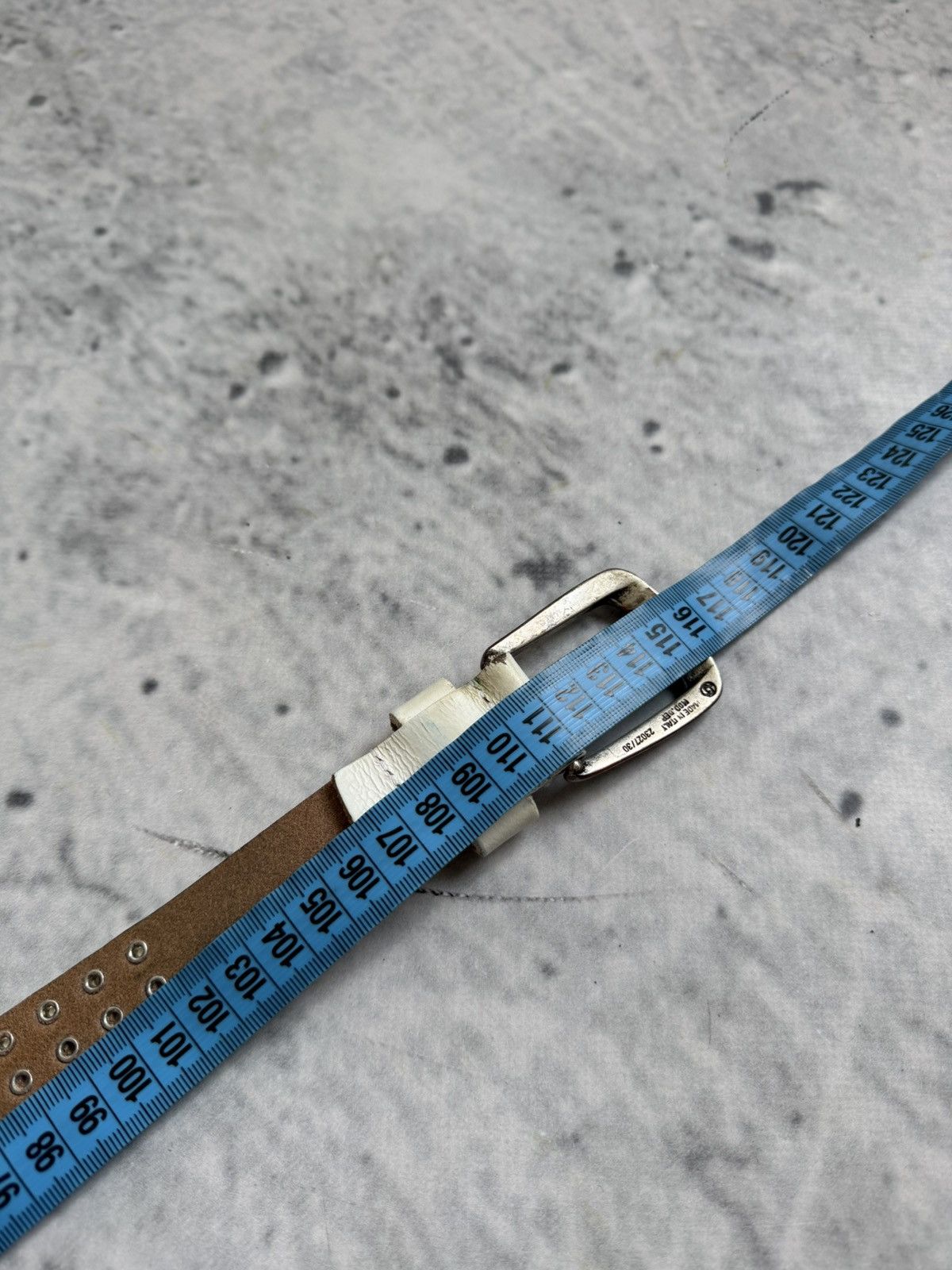Vintage 00s Avant Garde stones Y2K Japanese style unisex leater belt Size ONE SIZE - 9 Thumbnail