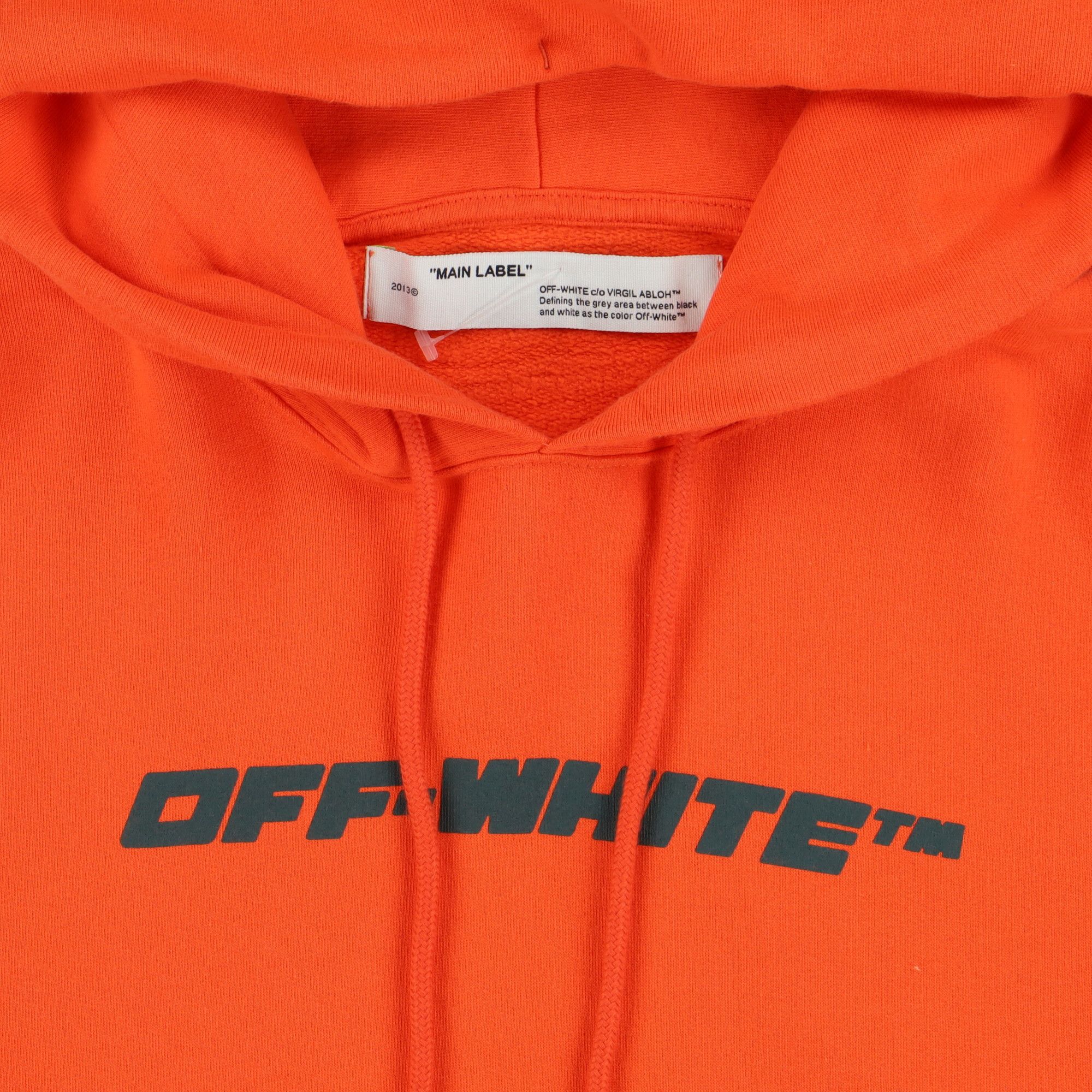 Off-White Orange Trellis Worker Logo Oversized Hoodie Size US M / EU 48-50 / 2 - 6 Thumbnail