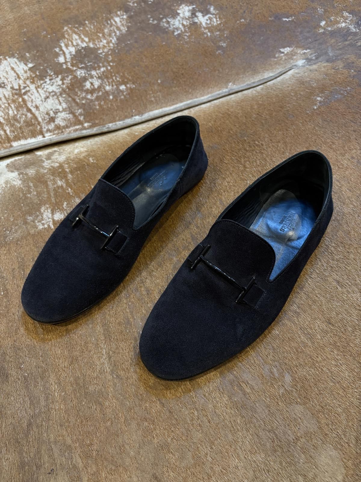 Hermes Hermes suede loafers Size ONE SIZE - 1 Thumbnail