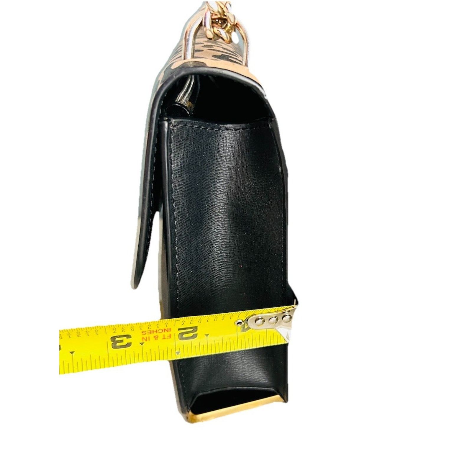Kate Spade Kate Spade Leopard Print Leather Remi Crossbody Bag Black Size ONE SIZE - 11 Thumbnail
