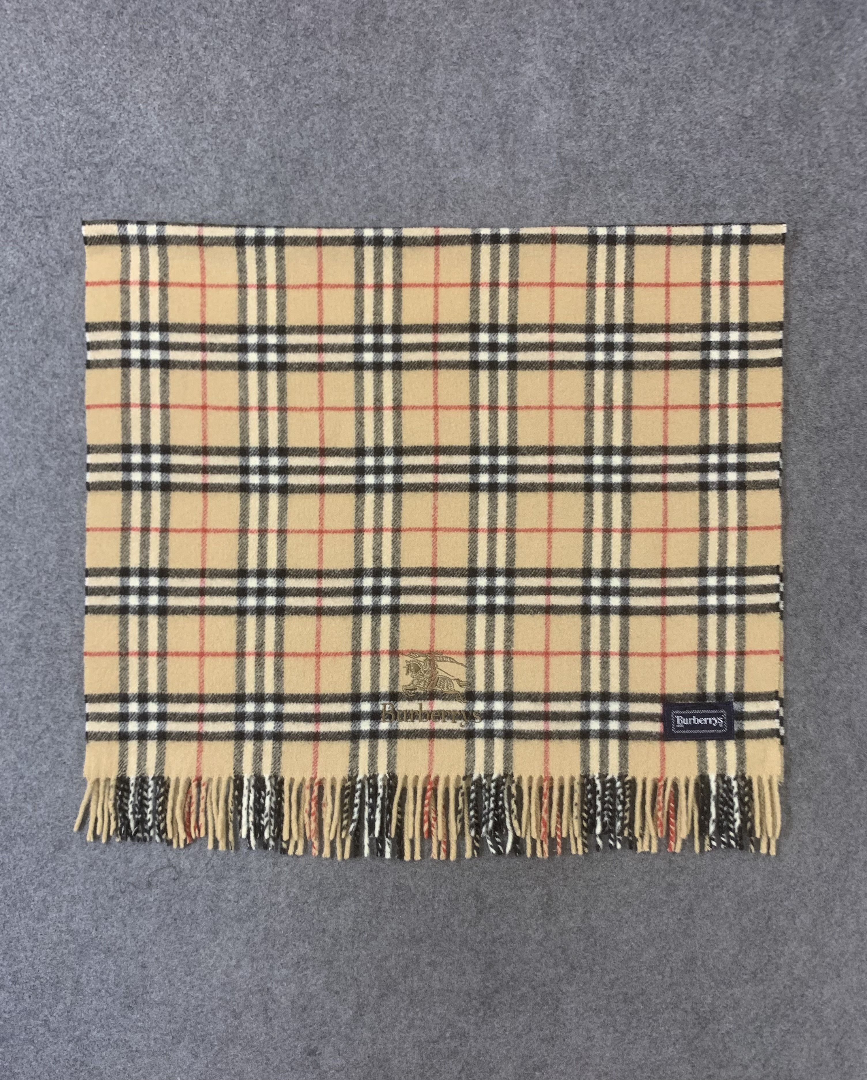 Burberry Burberry Scarf Wool Muffler Neck Wrap BL9287 Size ONE SIZE - 2 Thumbnail