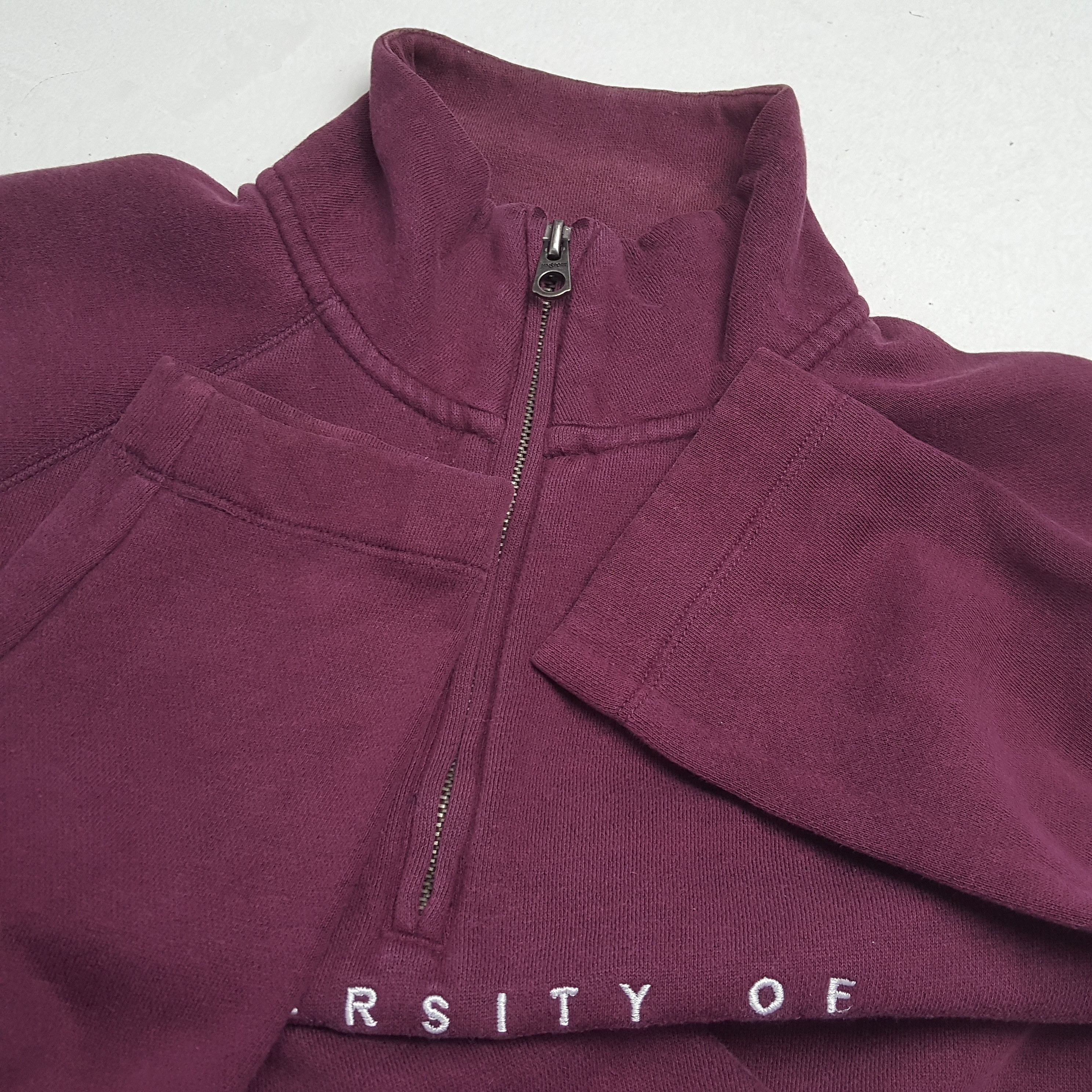 Vintage UNIVERSITY OF PUGET SOUND Half Zipper Sweatshirt c270n20 Size US S / EU 44-46 / 1 - 8 Thumbnail