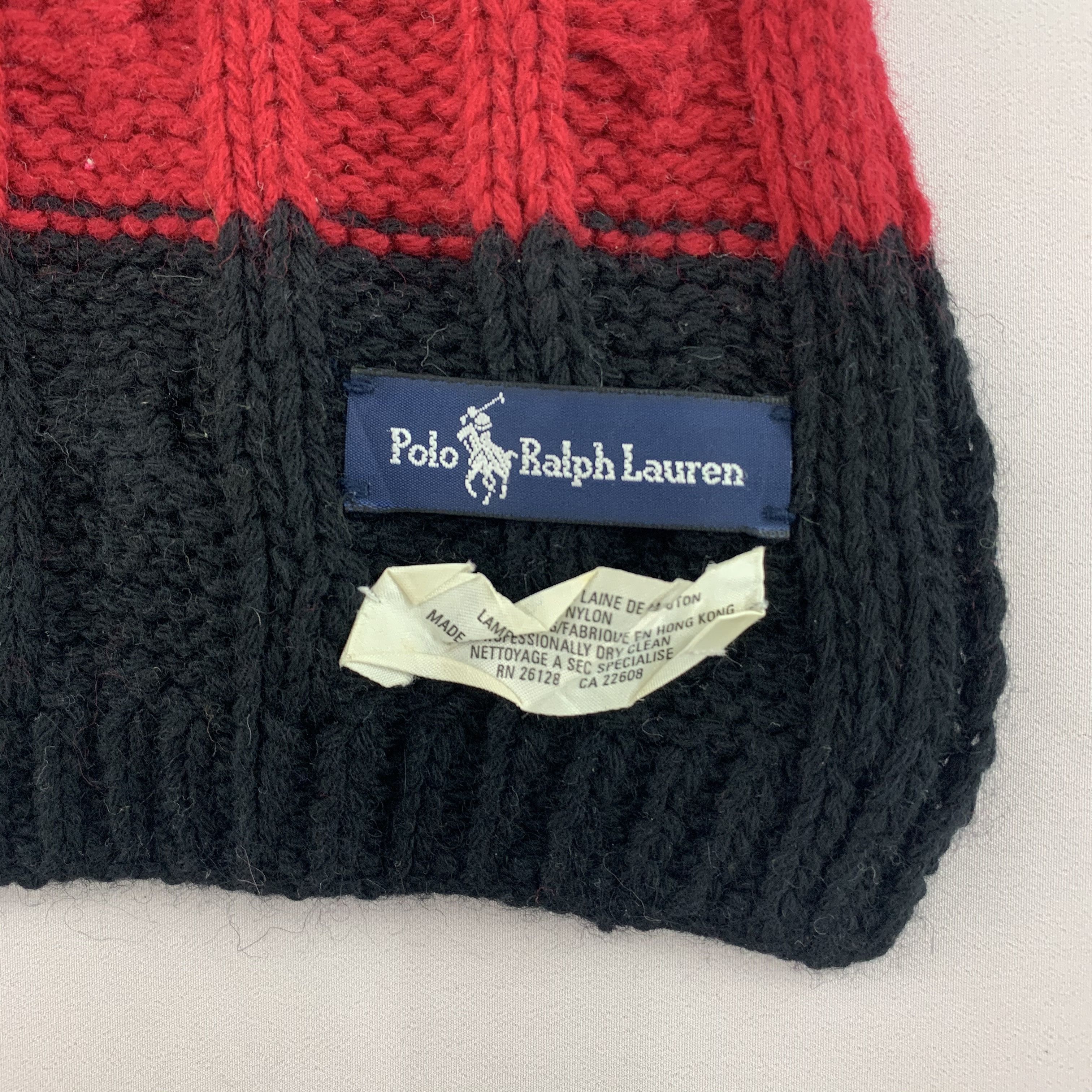 Polo Ralph Lauren Polo Ralph Lauren Scarf Wool Muffler Neck Wrap BL4385 Size ONE SIZE - 5 Thumbnail