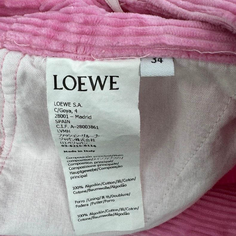 Loewe loewe Velour trousers with pink leather label 2504-Nextarro Size US 34 / EU 50 - 6 Thumbnail