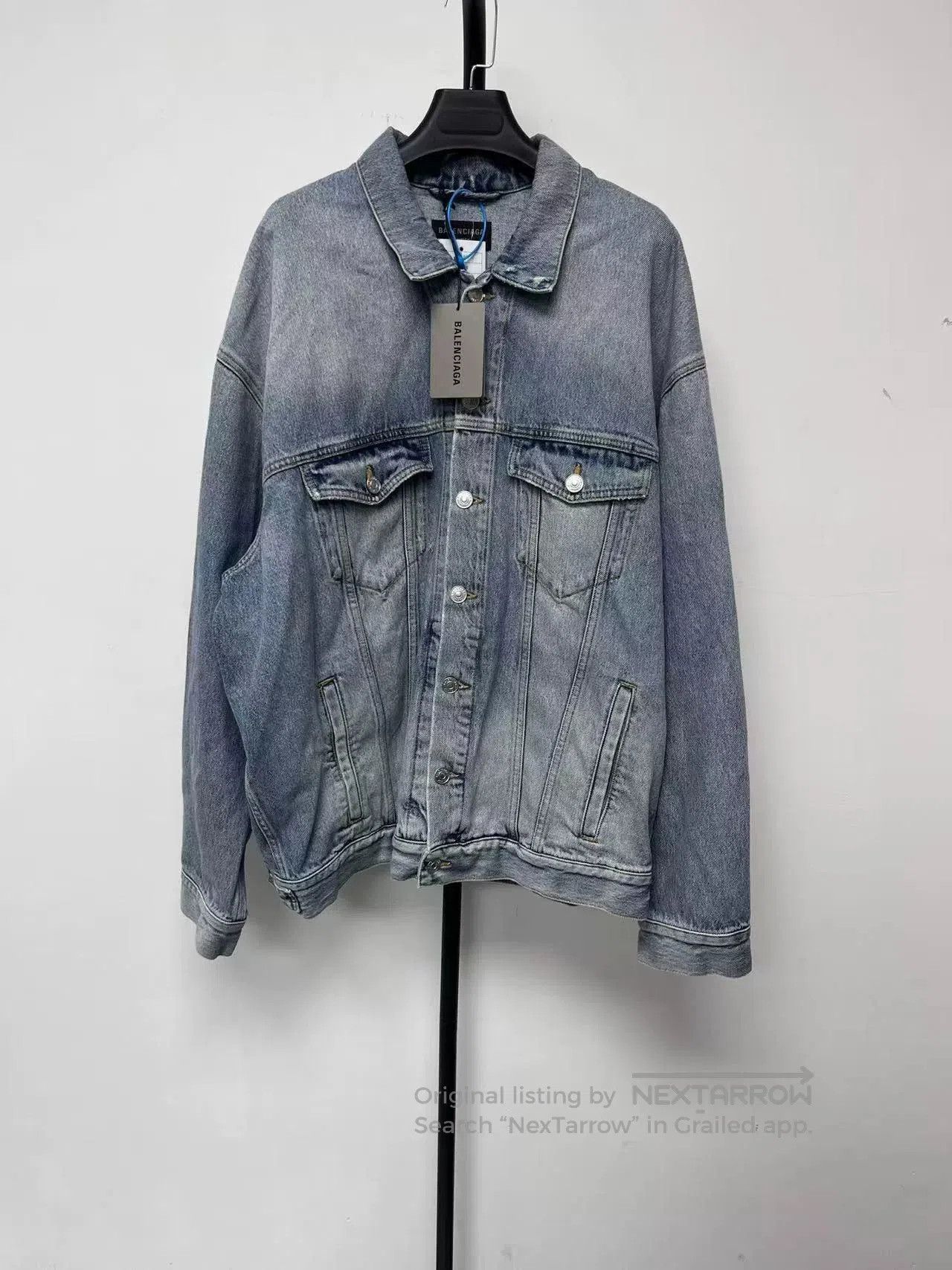 Balenciaga Balenciaga Logo Single-Breasted Jacket Men's Black. Size US S / EU 44-46 / 1 - 2 Thumbnail