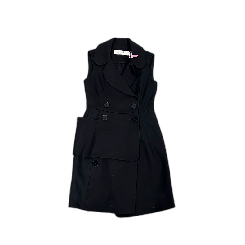 Dior Classic Sleeveless Vest Dress by Dior Size S / US 4 / IT 40 - 1 Thumbnail