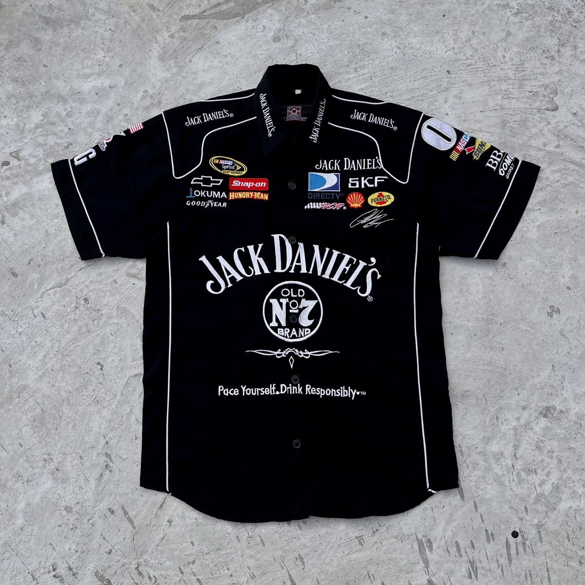 JH Design Vintage Jack Daniels Nascar Racing shirt by JH Design Size US M / EU 48-50 / 2 - 1 Thumbnail