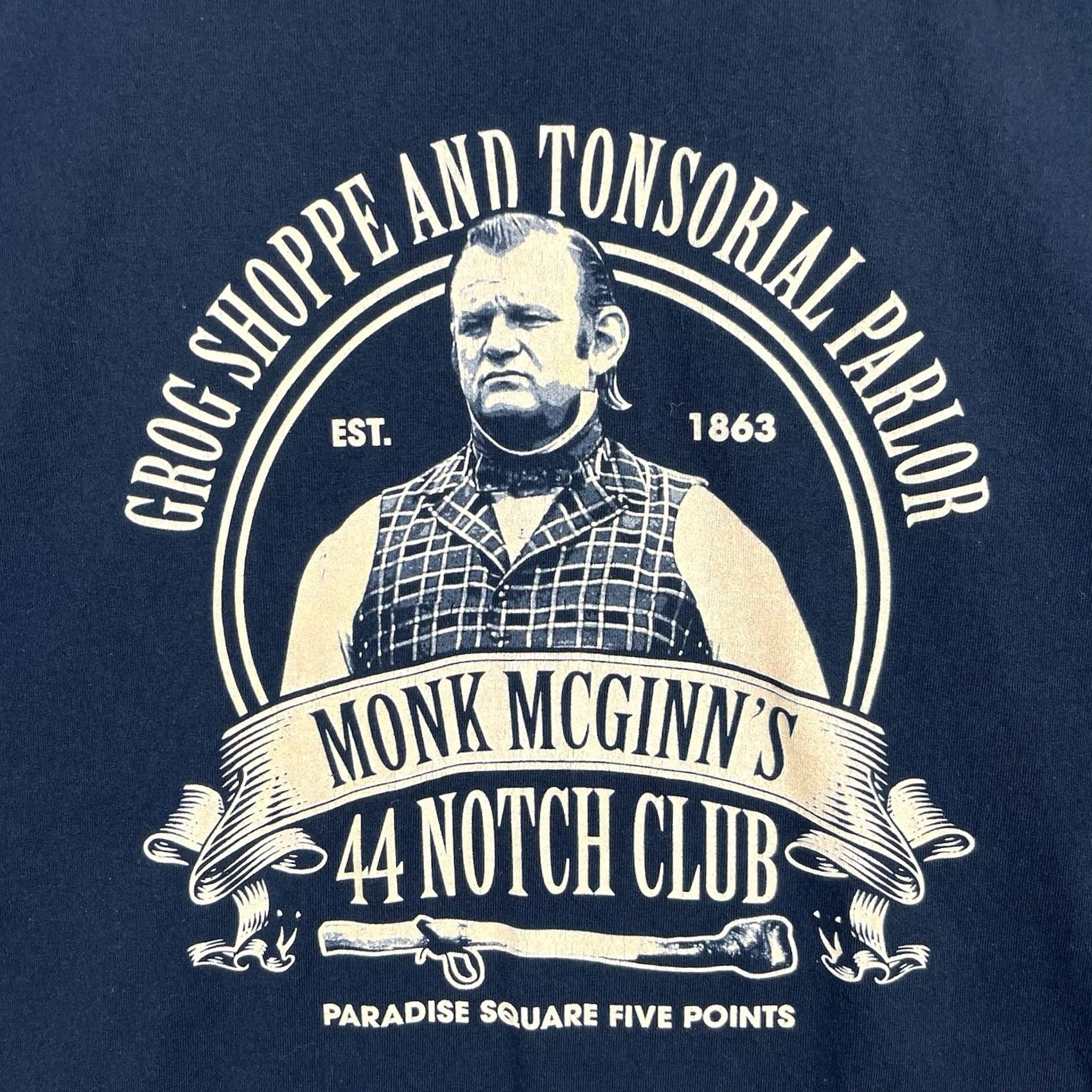 Vintage VINTAGE Gangs Of New York Shirt Mens 2XL Black Walter Monk McGinn 44 Notch Club Shirt Mens 2XL Black Graphic Print All Seasons Relaxed Fit Mens Size US XXL / EU 58 / 5 - 3 Thumbnail