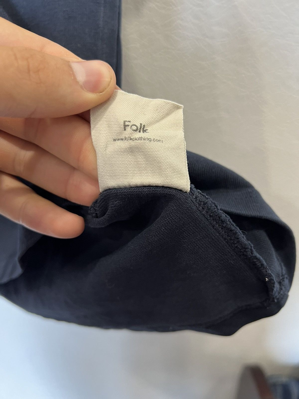 Folk Folk Basic Blue T Shirt Tee Mens Size US L / EU 52-54 / 3 - 6 Thumbnail