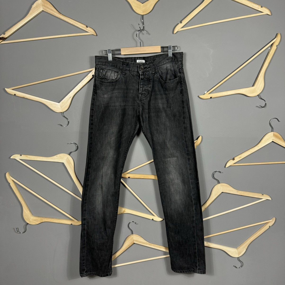 Dirk Bikkembergs Dark Grey Slim Jeans