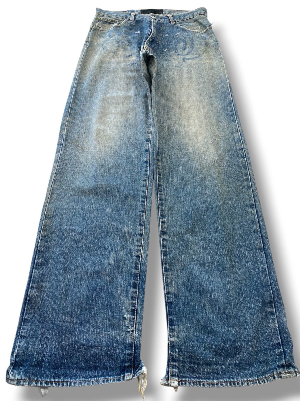Japanese Brand Japanase Brand Faded Wash Style Straight Leg Jeans Size US 32 / EU 48 - 1 Thumbnail