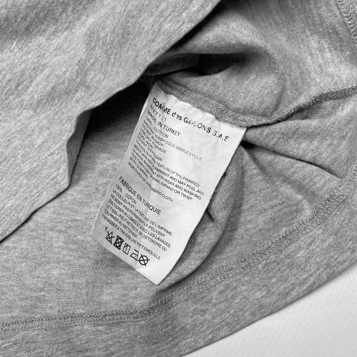 Comme des Garcons Comme Des Garçons Text Logo T-Shirt Size US L / EU 52-54 / 3 - 6 Thumbnail