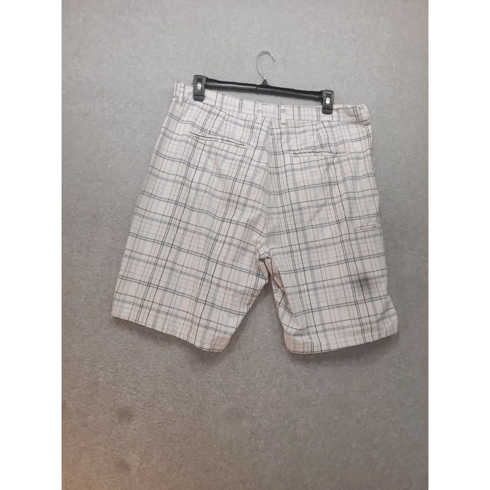 Burnside Burnside Short Pants Men's Size 38 White Plaid Casual Beach Golf Wear Size US 38 / EU 54 - 5 Thumbnail