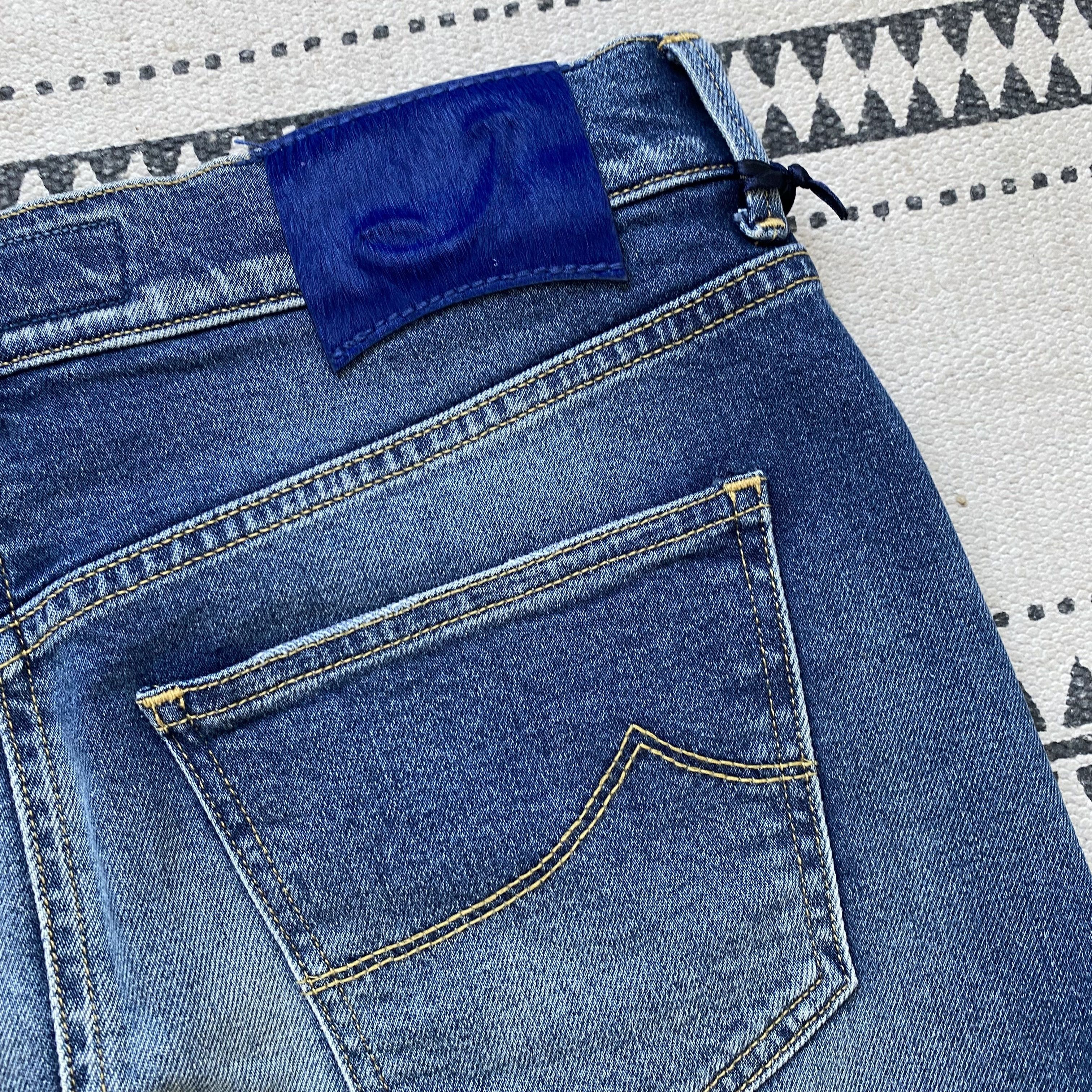 Jacob Cohen 2000s Y2K Jacob Cohen denim mini skirt Miss Sixty vibe Size 28" / US 6 / IT 42 - 11 Thumbnail