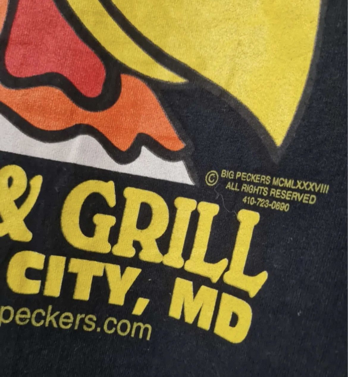 Vintage Big peckers vintage t shirt doble print XXL 2000s Size US XL / EU 56 / 4 - 4 Thumbnail
