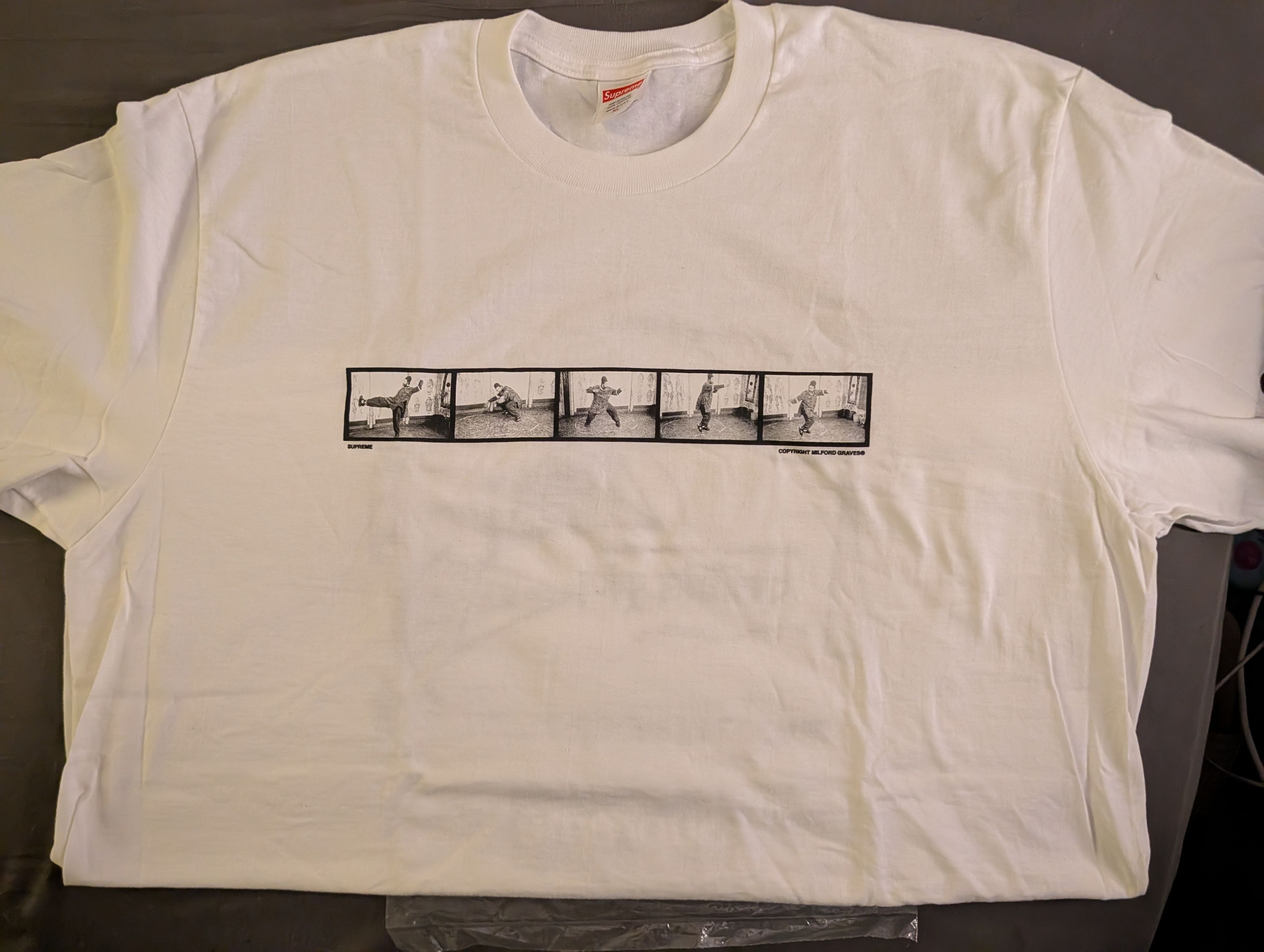 Supreme Supreme Milford Graves Tee XL White FW22 Size US XL / EU 56 / 4 - 3 Thumbnail
