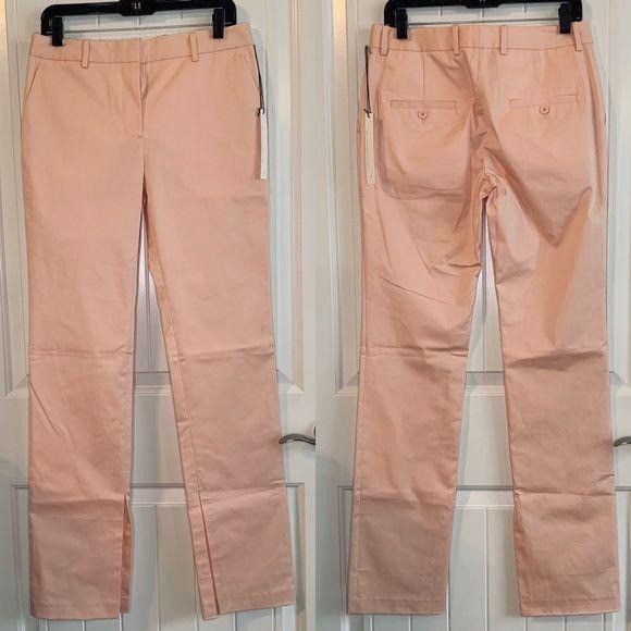 Susana Monaco Susana Monaco Pink Highrise Slit Dress Pants Tall Size 27" / US 4 / IT 40 - 1 Thumbnail