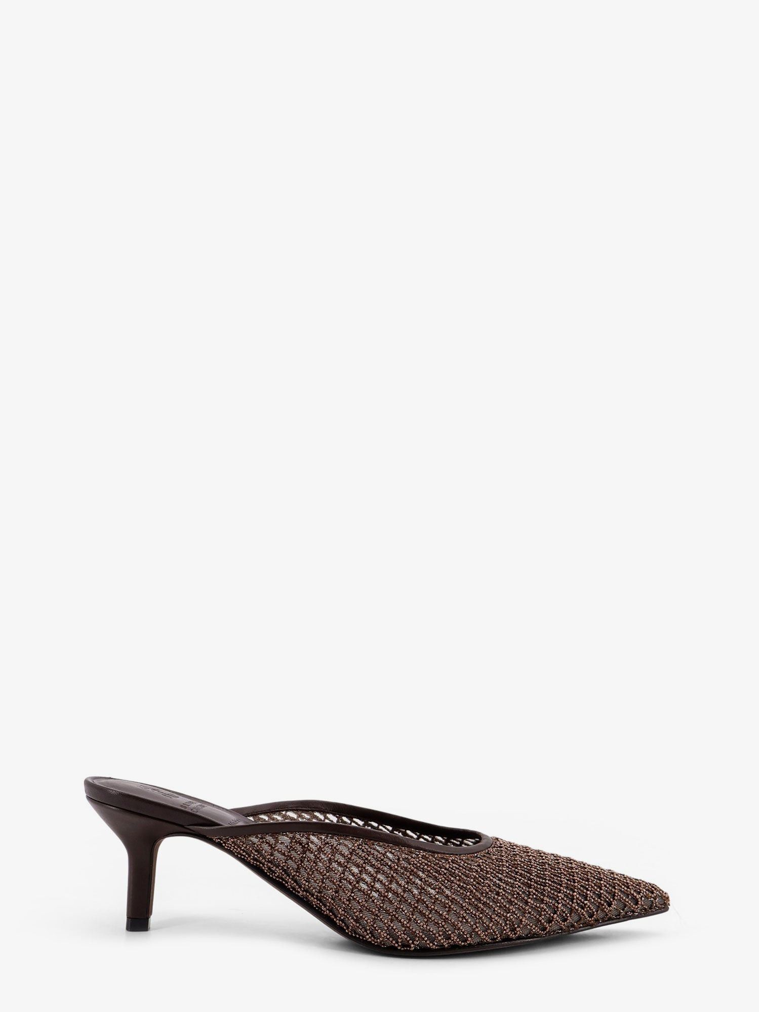 Brunello Cucinelli Brunello Cucinelli Leather sandals with Monili detail IT 37 Women - USA Tariffs Included Size US 7 / IT 37 - 1 Thumbnail