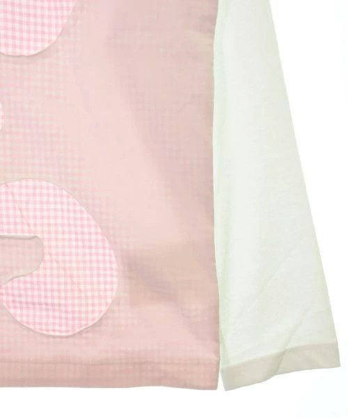 Comme des Garcons SHIRT T-Shirts Cotton Long Sleeve Number Pattern White x Pink Size US M / EU 48-50 / 2 - 4 Thumbnail