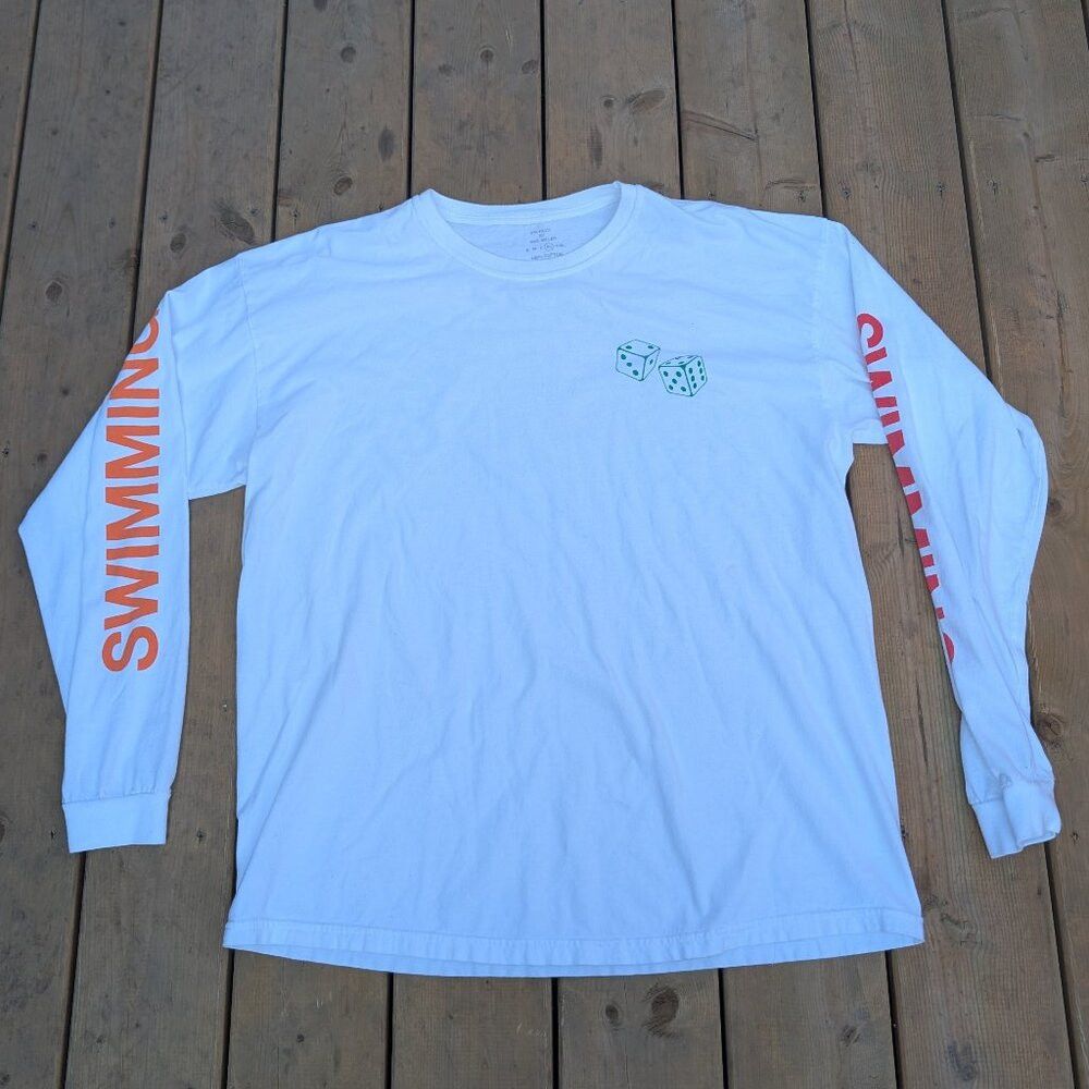 Mac Miller Mac Miller Swimming T-Shirt Women XL White Casual Pullover Size US XL / EU 56 / 4 - 1 Thumbnail