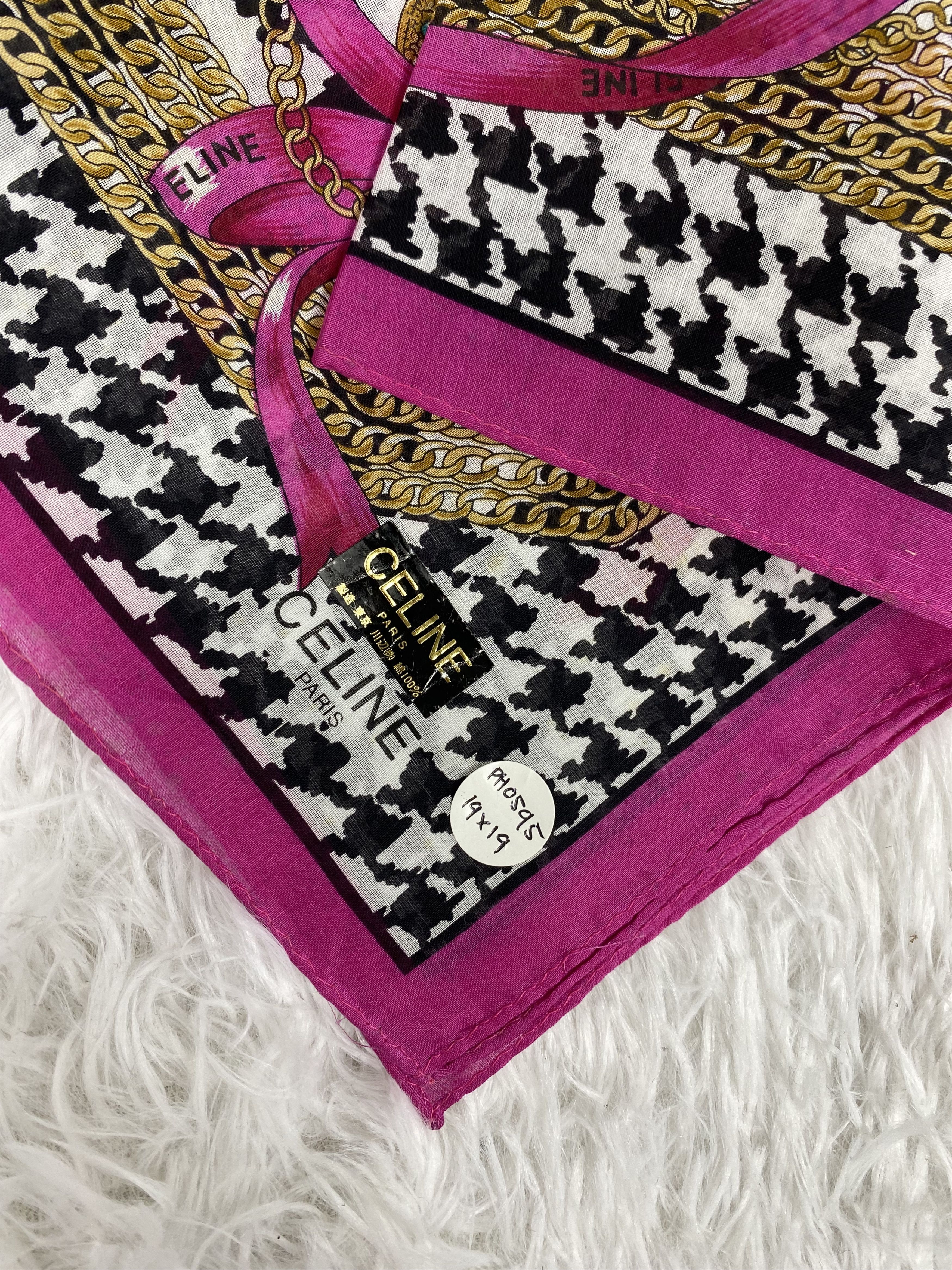 Celine Vintage Celine Handkerchief Neckerchief PH0595 Size ONE SIZE - 2 Thumbnail