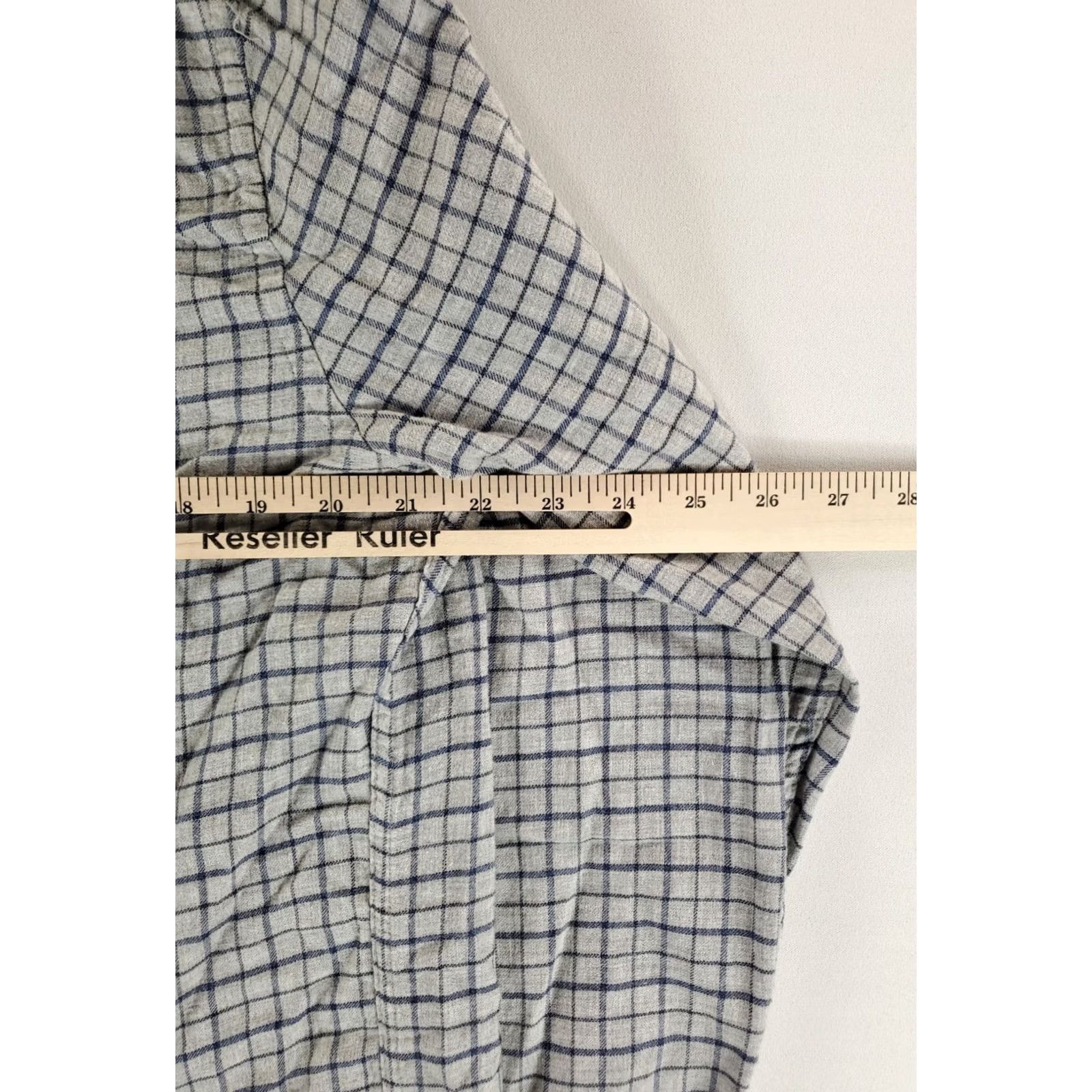 Faherty Faherty Shirt Button Down Lightweight Flannel Plaid Blue Long Sleeve Mens L Size US L / EU 52-54 / 3 - 4 Thumbnail