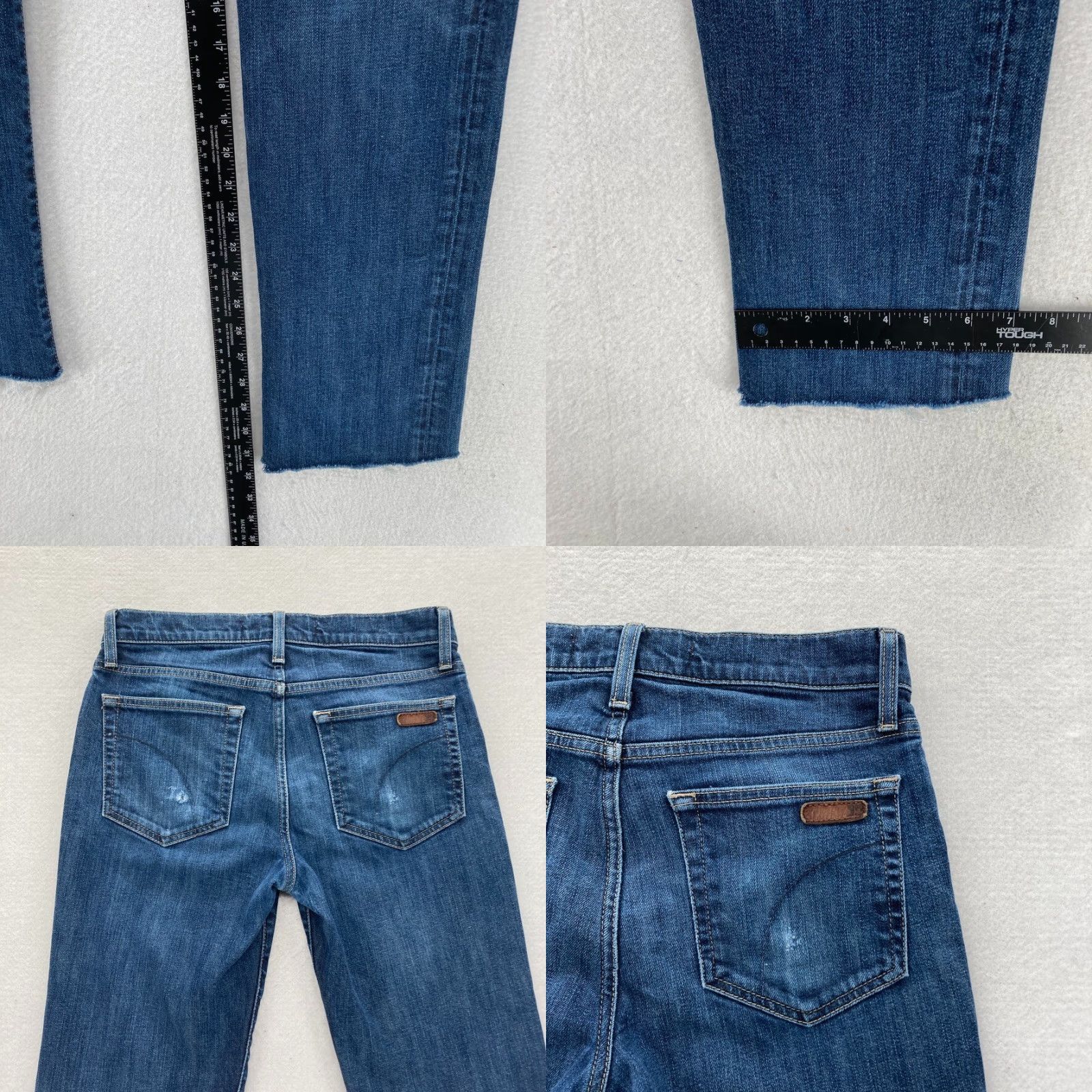 Vintage Joe's Jeans The Brixton Mens 29x32 Straight Dark Wash Blue Stretch Denim Jeans Size US 29 - 8 Thumbnail