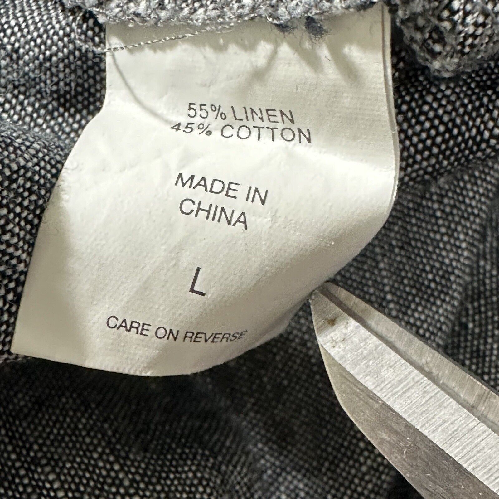 Other Soho Street NY&C Large Linen 3" Inseam Drawstring Shorts Size 34" / US 12 / IT 48 - 5 Thumbnail