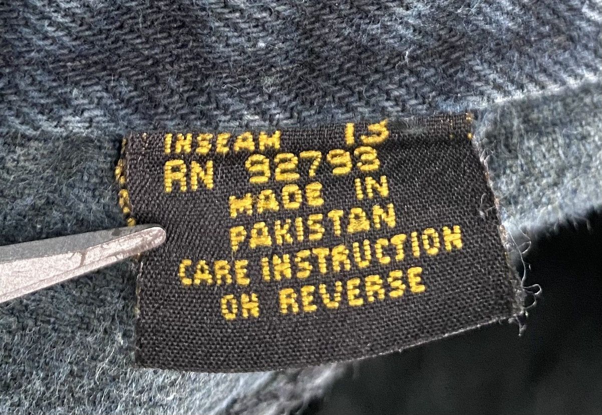 Other Vintage Y2K Rank Black Deep Pocket Carpenter Shorts Jorts Size US 36 / EU 52 - 3 Thumbnail