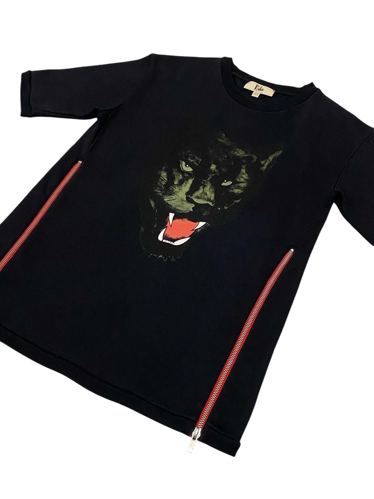 Designer × Japanese Brand Rika Studio Black Panther Print Sweat Top Size XS / US 0-2 / IT 36-38 - 20 Thumbnail