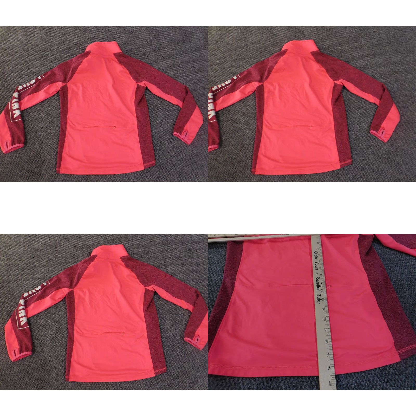 Victoria's Secret Victoria's Secret PINK Sweatshirt Pullover Women Medium Blue Logo Stretch Mock Neck 1/4 Zip Classic 90s Event Size M / US 6-8 / IT 42-44 - 8 Thumbnail