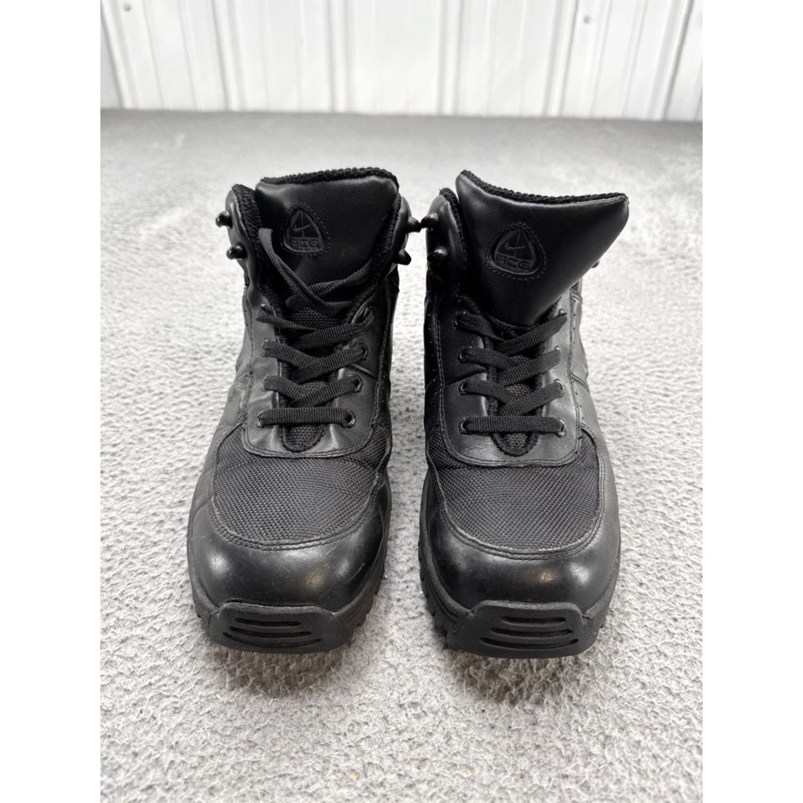 Nike Nike ACG Pinchot All Weather Boots Black Mens Size 10 Boot Leather Ankle Lace Up 309722-001 Size US 10 / EU 43 - 4 Thumbnail