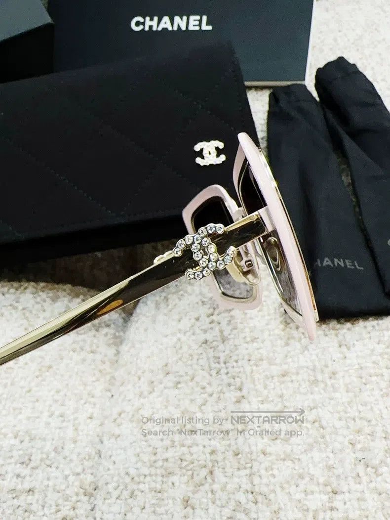Chanel Chanel Beach series pink frame sunglasses Size ONE SIZE - 4 Thumbnail