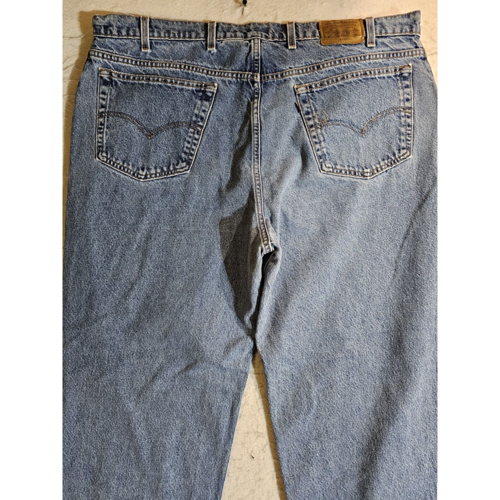 Levi's Vintage Levi 545 Jeans Denim Blue 90s Grunge Mens Size 44x30 Brown Tag Regular Fit Straight 5-Pocket Denim Jeans Mens Size US 44 / EU 60 - 6 Thumbnail