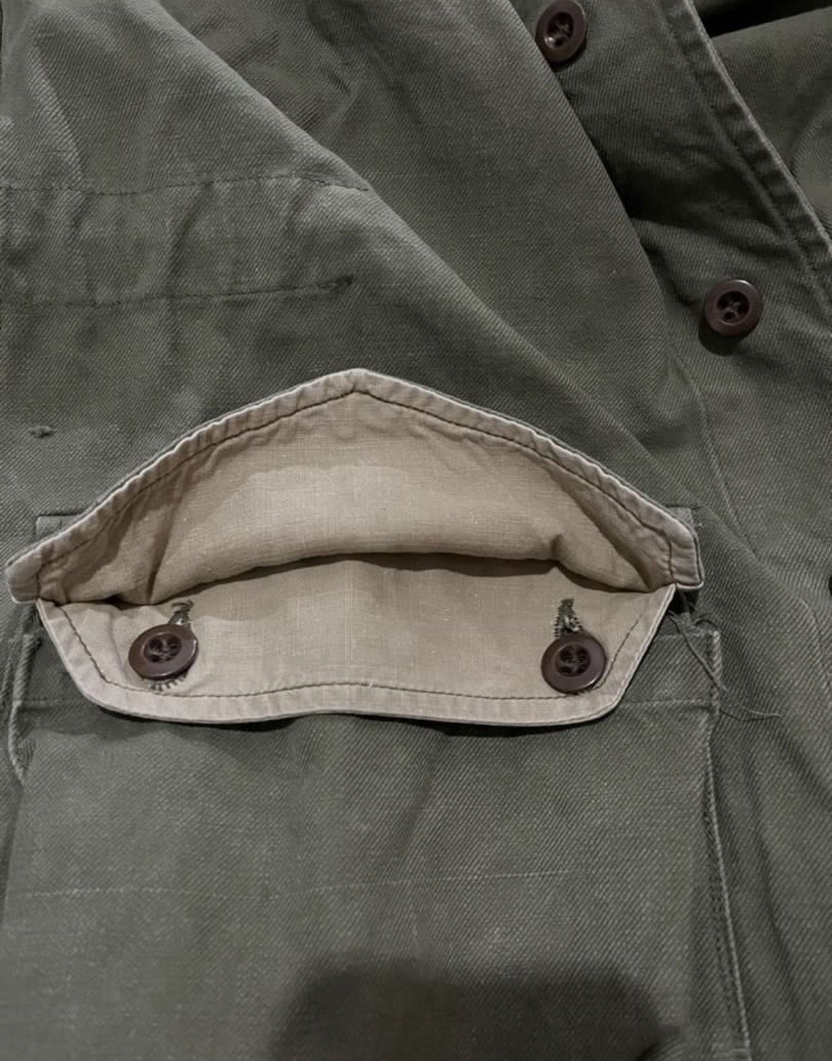 Other VINTAGE 50s M47 FRENCH ARMY JACKET PRODUCTION 1954 Size US M / EU 48-50 / 2 - 6 Thumbnail