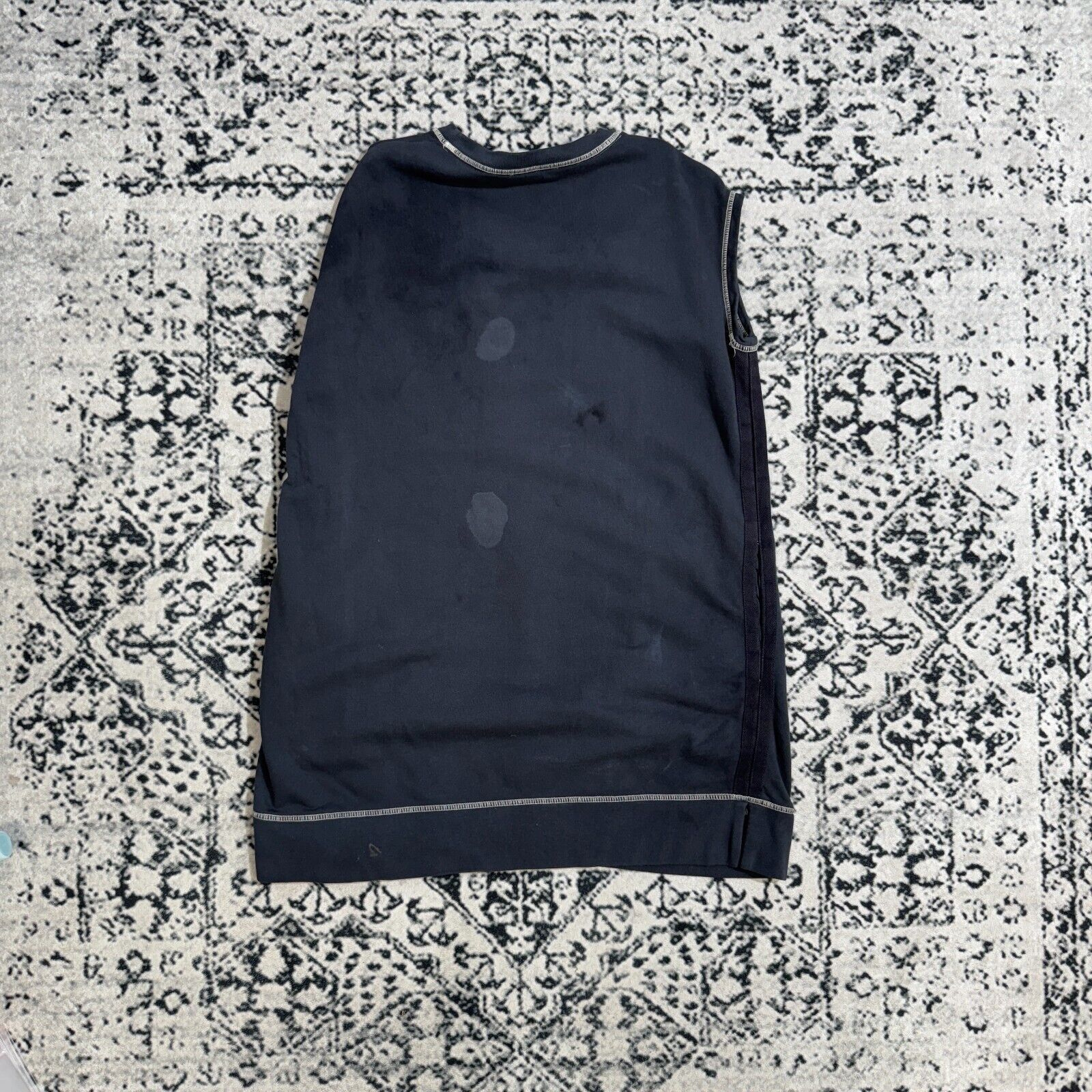 Vintage Acne Navy Blue Cotton Vest Sweatshirt Size L Y2k Runway Size US L / EU 52-54 / 3 - 9 Thumbnail